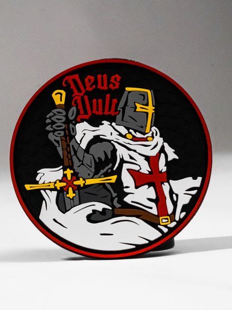 ПВХ Шеврон &laquo;Deus Vult&raquo; S-13 фото